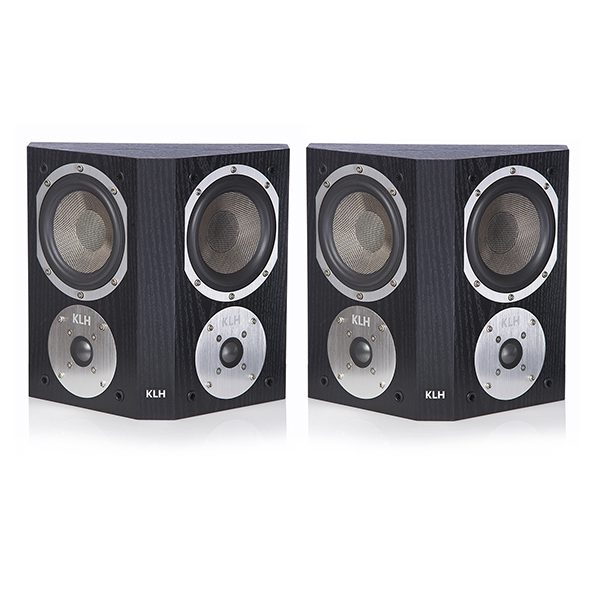 Two Beacon Surround Sound Speakers with grilles off