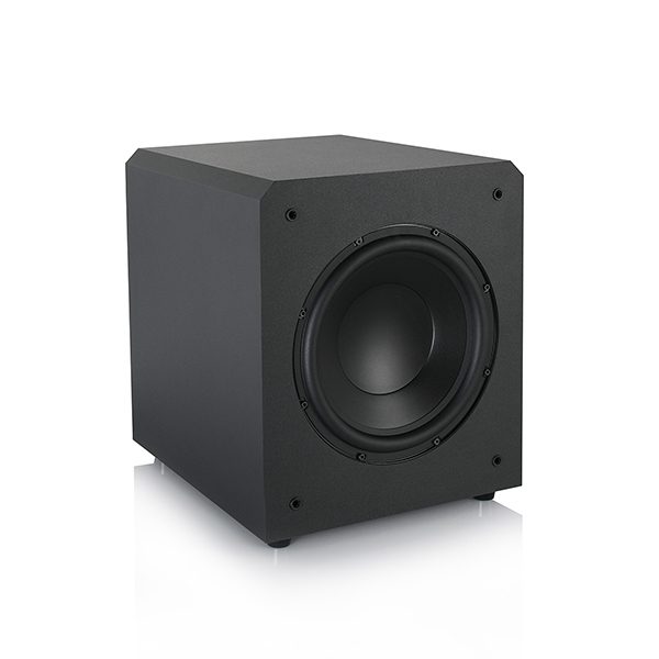 Stratton 10 inch subwoofer Right grill off