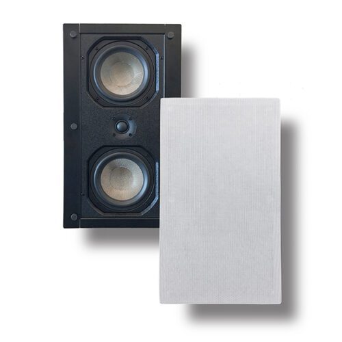 M-8600-W With Grille In Wall Speaker