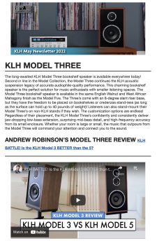 KLH May Newsletter